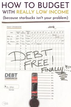 a poster with the words debt free and an image of a cell phone on it