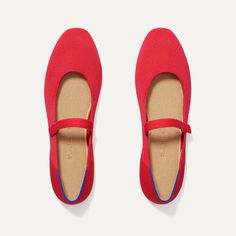 Lollipop Red Square Toe Mary Jane, Womens Red Shoes, Rothys Shoes, Mary Jane Clogs, Mule Sneakers, Clog Boots, Sneaker Slippers, Mary Jane Heels, Mary Jane Flats