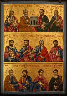 the iconostas of jesus and his companions