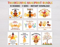 thanksgiving handprint bundle for kids