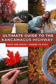 the ultimate guide to the kancamagus highway in autumn and where to stay