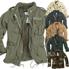 Finden Sie Top-Angebote für Surplus M65 Regiment Parka Winter Feldjacke Outdoor Jacke BW Army Field Jacket bei eBay. Kostenlose Lieferung für viele Artikel! Tactical Jacket, Army Fashion, Army Jacket, Military Outfit