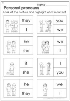 worksheet with words and pictures to help students learn how to read the word