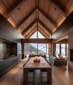 A room with a view and a space that feels alive with warmth. The natural wood, high ceilings, and open layout bring the beauty of the mountains right inside. It’s a place where modern design meets rustic charm, inviting you to gather, connect, and feel at peace. #MountainRetreat #RusticElegance #ModernLiving #NaturalMaterials #WarmInteriors #CozySpaces #SlowLiving #OpenDesign #TimelessStyle #NatureInspired #GatherAndConnect #HomeWithAView #WoodDetails #MindfulDesign #peacefulretreat A Room With A View, Mcm House, Room With A View, Beautiful Spaces, At Peace, High Ceilings, Open Layout, Wood Detail, Mountain Retreat