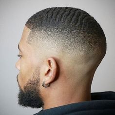 Bald Fade With Waves, Fade With Waves, Haircuts For Black Men, 360 Waves Hair, Low Taper Fade Haircut, Men Fade Haircut Short