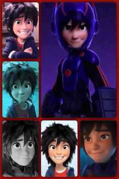 many different pictures of the same character in disney pixama's animated movie