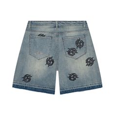 INFINITY DENIM SHORT Summer Fits, Denim Short, Christmas Wishlist, Blue Grey, Blue Black, Denim Shorts, Street Wear, New York, Christmas