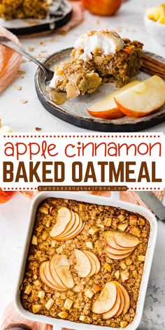 Enjoy Apple Cinnamon Baked Oatmeal for a warm Christmas morning breakfast! This easy baked oatmeal recipe blends old fashioned oats, cinnamon, and fresh apples for a delightful holiday brunch idea. It’s vegetarian, gluten free, and kid friendly. Bake it and enjoy! Easy Baked Oatmeal, Apple Cinnamon Baked Oatmeal, Cinnamon Baked Oatmeal, Baked Oatmeal Recipe, Old Fashioned Oats, Christmas Breakfast Recipe, Vegetarian Gluten Free, Christmas Recipes Easy, Christmas Morning Breakfast