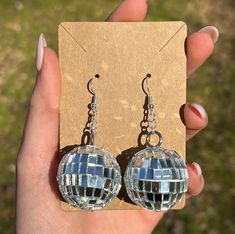 Disco Ball Earrings, Earrings Outfit, Disco Style, Taylor Swift Birthday, Taylor Swift Tour Outfits, Types Of Earrings, Mirror Ball, Ball Earrings, Disco Balls