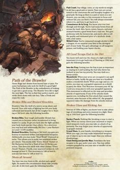 an image of a page from the book, path of the braver with text on it