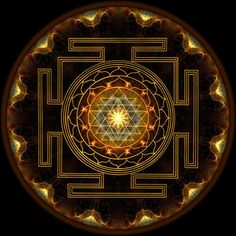 Shree Chakra, Hindu Symbols, Sacred Symbols, Visionary Art