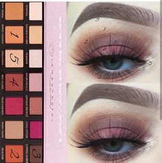 Beauty Make-up, Make Up Looks, Makeup Goals, Cut Crease, Love Makeup, Makeup Palette, Eye Makeup Tutorial