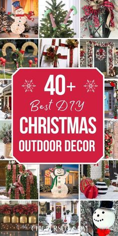 the best diy christmas outdoor decor ideas