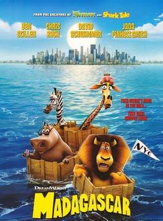 the movie madagascar is shown in this image