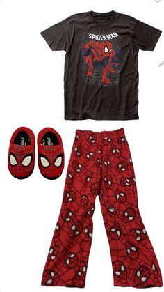 Spider Man Pj Pants, Spiderman Fits, Spiderman Pajama Pants, Spiderman Outfit Ideas, Spider Man Pajamas, Spiderman Pants, Spiderman Fit, Spiderman Pjs, Spider Man Pjs