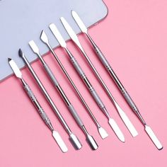 Cuticle Remover, Nail Cuticle, Metallic Nails, Kids Dresses, Cuticle Pusher, Pedicure Tools, Spatulas, Silver Nails, Shipping Services