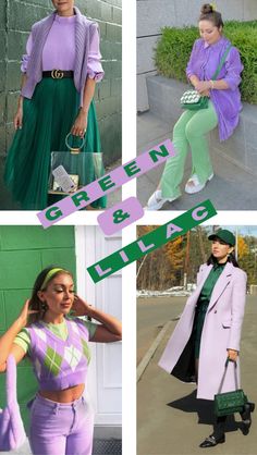 Lime Outfit Color Combinations, Purple Colour Combinations Outfit, Lime Green Color Combinations Outfit, Lime Green Colour Combination Outfit, Lilac Color Combinations, Lilac Colour Combinations, Lilac Color Combinations Outfit, Purple And Green Color Block Outfit