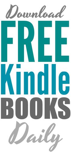 the free kindle books daily logo is shown in blue and green with text that reads,