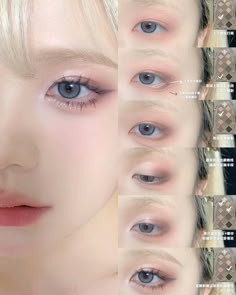 xiaohongshu ID: meet_mdd | eye makeup look tutorial step by step inspo inspiration idea douyin chinese makeup asian Makeup Product Recommendations, Light Douyin Makeup, Eye Makeup Chinese, Douyin Eye Makeup Tutorial, Makeup Xiaohongshu, Douyin Eye Makeup, Eye Makeup Hacks, Monolid Eye Makeup, Monolid Makeup