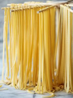 the noodles are ready to be cooked in the oven