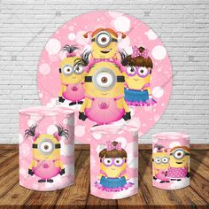 the despicable minion birthday party supplies are ready to be eaten