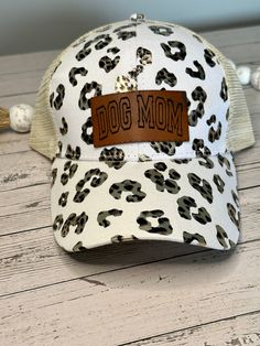 Leopard Ponytail Patch Hats - Willow Love Bug Designs Cute Baseball Cap For Outdoor, Cute Outdoor Baseball Cap, Cute Adjustable Visor Hat, Cute Outdoor Baseball Cap - One Size Fits Most, Cute Outdoor Baseball Cap, One Size Fits Most, Cute Outdoor Trucker Hat, Cute One Size Fits Most Baseball Cap For Outdoors, Novelty Hats With Adjustable Curved Bill, Playful Brown Hat, One Size Fits Most