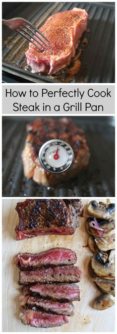 how to perfectly cook steak in a grill pan