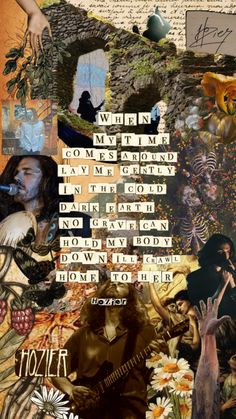 a collage of images with words written on them