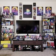 a living room filled with lots of toys and games