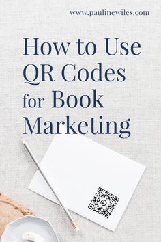 Pale linen desktop, showing envelope with sample QR code on it. Qr Code Books, Book Marketing Plan, Book Marketing Ideas, Author Tips, Writing Childrens Books, Author Marketing, Sell Books, Indie Publishing, Author Website