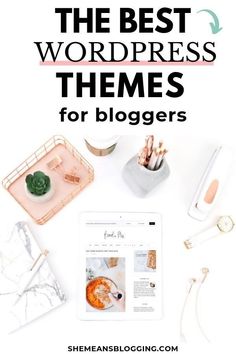 the best wordpress themes for bloggers to use in your blog or website - she means blogging