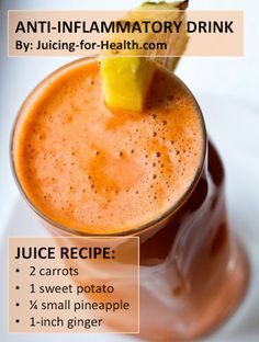 an info sheet describing the benefits of juice for health drinkers and how to use it