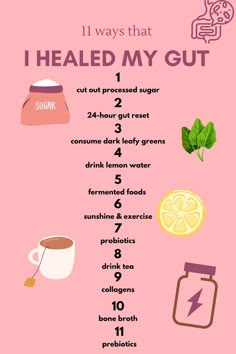 11 ways that i was able to heal my gut and thrive Heal The Gut, I Healed, Gut Health Diet, Gut Health Recipes, Heal Your Gut, Feminine Health, Gut Healing, Hormone Health, Leaky Gut