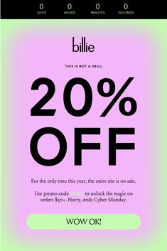 the bille coup is up to 20 % off