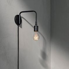 a light that is on the side of a wall