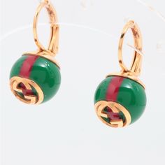 Gucci Earrings For Pierce Ears Full Inclusion. Great Condition. Green Red And Gold. Gucci Earrings, Gucci Jewelry, Red And Gold, Ear Piercings, Limited Time, Jewelry Earrings, Women Jewelry, Gucci, Green