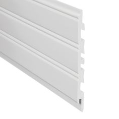 an image of a white plastic profile