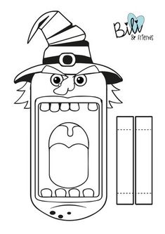 a cartoon phone with a hat on it's head and tongue sticking out from its mouth