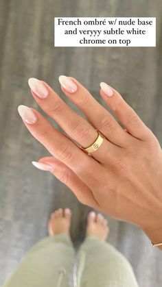 pink girly rich girl stockholm preppy clean girl nail art Hoco Nails Ombre, Formal Neutral Nails, Bridesmaid Nail Inspiration, Ombré Bride Nails, Simple Almond French Tip Nails, Minimalist Nails Wedding, Business Nails Classy Almond, Simple Wedding Nail Designs, Neutral Nails Engagement Photos