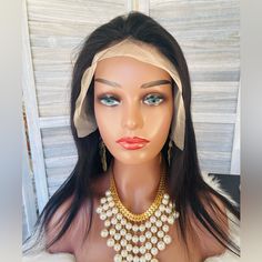 1. Lace Wig Type: 13x4 Straight Lace Front Wigs Human Hair 2. Lace Color: Transparent Lace - Can Blend Into Any Skin Tone, More Natural 3. Hair Material: Straight Wig Made Of 100% Unprocessed Brazilian Virgin Human Hair 4. Hair Density: 180% Density Lace Front Wig 5. Cap Size: 19.5"-22.5" Medium Cap With Adjustable Strap And 3 Combs 7. With Length : 22 Inch Straight Lace Wig , True To Color 8. Wig Color : Natural Color, Free Part Wig 9. Suitable For People Of All Ages, Apply To Parties, Birthday, Travel, Celebration, Wedding, Graduation, And Daily Life 10. Knots: Natural Baby Hair Hairline Free Part Wig, Straight Lace Wig, Birthday Travel, Wig Color, Lace Front Wigs Human Hair, Straight Lace Front Wigs, Hair Density, Straight Human Hair, Wig Making