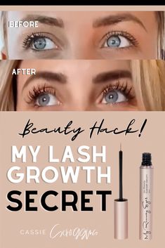 Which eyelash growth serum actually works? I couldn't believe just how long My Runway Eyes serum made my lashes! Discount Code: CASSIE Eyelash Growth Vaseline, Eyelash Growth Cycle, Super Long Lashes, Diy Eyelash Growth Serum, Best Lash Serum, Best Eyelash Growth Serum