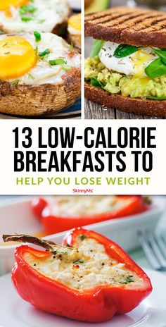 Low Calorie Breakfast, Best Fat Burning Foods, No Calorie Foods, Fat Burning Foods, Good Healthy Recipes, Low Calorie Recipes, Healthy Breakfast Recipes, Diet And Nutrition