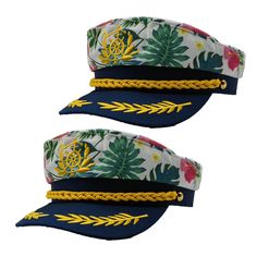 PRICES MAY VARY. 1.Made of high quality polyester material, durable and comfortable to wear. 2.The captain hat is suitable for most head sizes, with an adjustable rope inside to ensure a snug fit and prevent the hat from flying off. 3.The captain hat is designed with a classic sailor hat style, with a wide brim, a captain's hat button, and a beautiful anchor pattern. 4. Great for role play, costume parties, Halloween, Christmas, Easter, New Year's Eve, masquerade, dancing, photo shoots, birthday Sailor Hats, Captain Costume, Costumes For Men, Navy Costume, Sailor Cap, Anchor Pattern, Yacht Party, Sailor Hat, Navy Marine