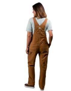 Women's Duck Overalls | Liberty® Bib Overalls Overalls Brown, Overalls Fashion, Green Accents, Working Woman, China Fashion