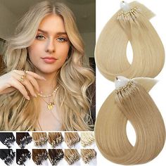 ad eBay - 300PCS Thick Micro Ring Loop Bead 100% Remy Human Hair Extensions Nano Micro Tip - Buy Now, click the link (eBay) 100 Remy Human Hair, Remy Human Hair Extensions, Styling Products, Wigs Hair Extensions, Remy Human Hair, Human Hair Extensions, Click The Link, Hair Extensions, Human Hair