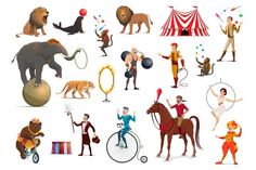 an image of circus and circus performers