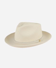 Gigi Pip panama straw for women - Lupe Short Brim Fedora White - a classic fedora crown with a short upturned brim Classic Straw Hat For Vacation, Classic Short Brim Sun Hat For Vacation, Classic Sun Hat With Short Brim For Vacation, Classic Brimmed Straw Hat, Classic Curved Brim Hat For Vacation, Classic Toquilla Straw Sun Hat With Curved Brim, Western Style Formal Hats For Summer, Classic Panama Hat For Beach, Formal Western Hat Bands For Summer