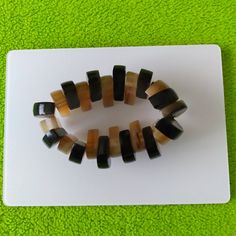 Afro Bohemian Showstopper Bracelet. Beige And Black Lucite. Elastic One-Size Fits Most. Chunky And Eye-Catching. Nwot. Afro Bohemian, Lucite Bracelets, Beige And Black, Black Cream, Womens Jewelry Bracelets, Women Jewelry, Elastic, Bracelet, Cream