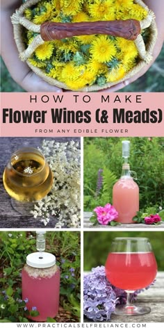 how to make flower wines and meads