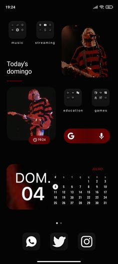 a black and red wallpaper with the words dom on it's back side